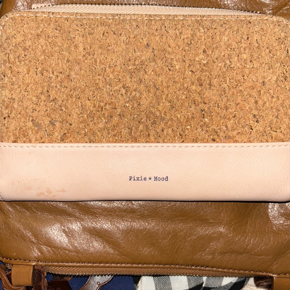 Pixie Mood Cork & Cream! VEGAN, Clutch Wallet Purse